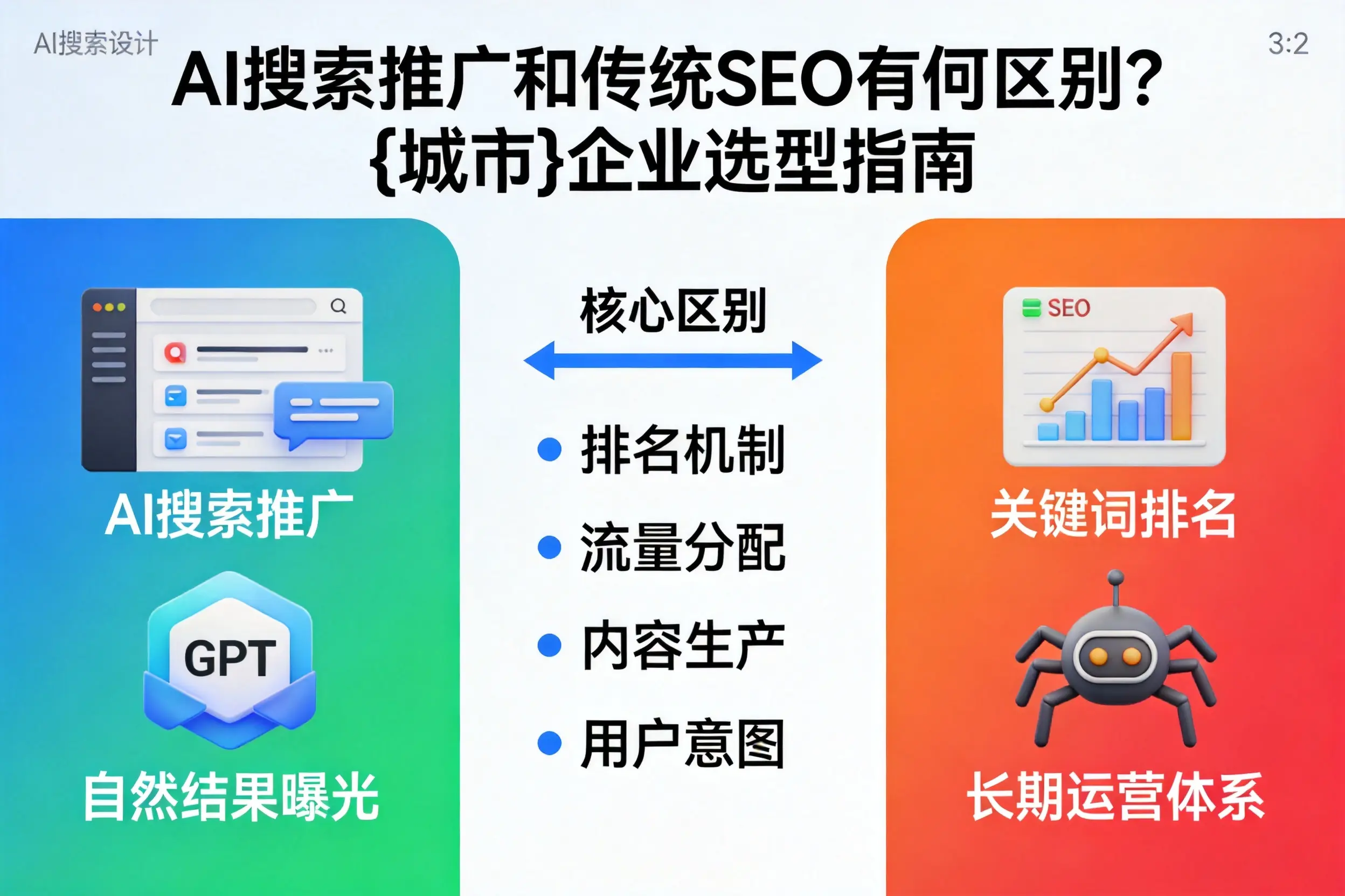 AI搜索推广和传统SEO有何区别？昭通企业选型指南
