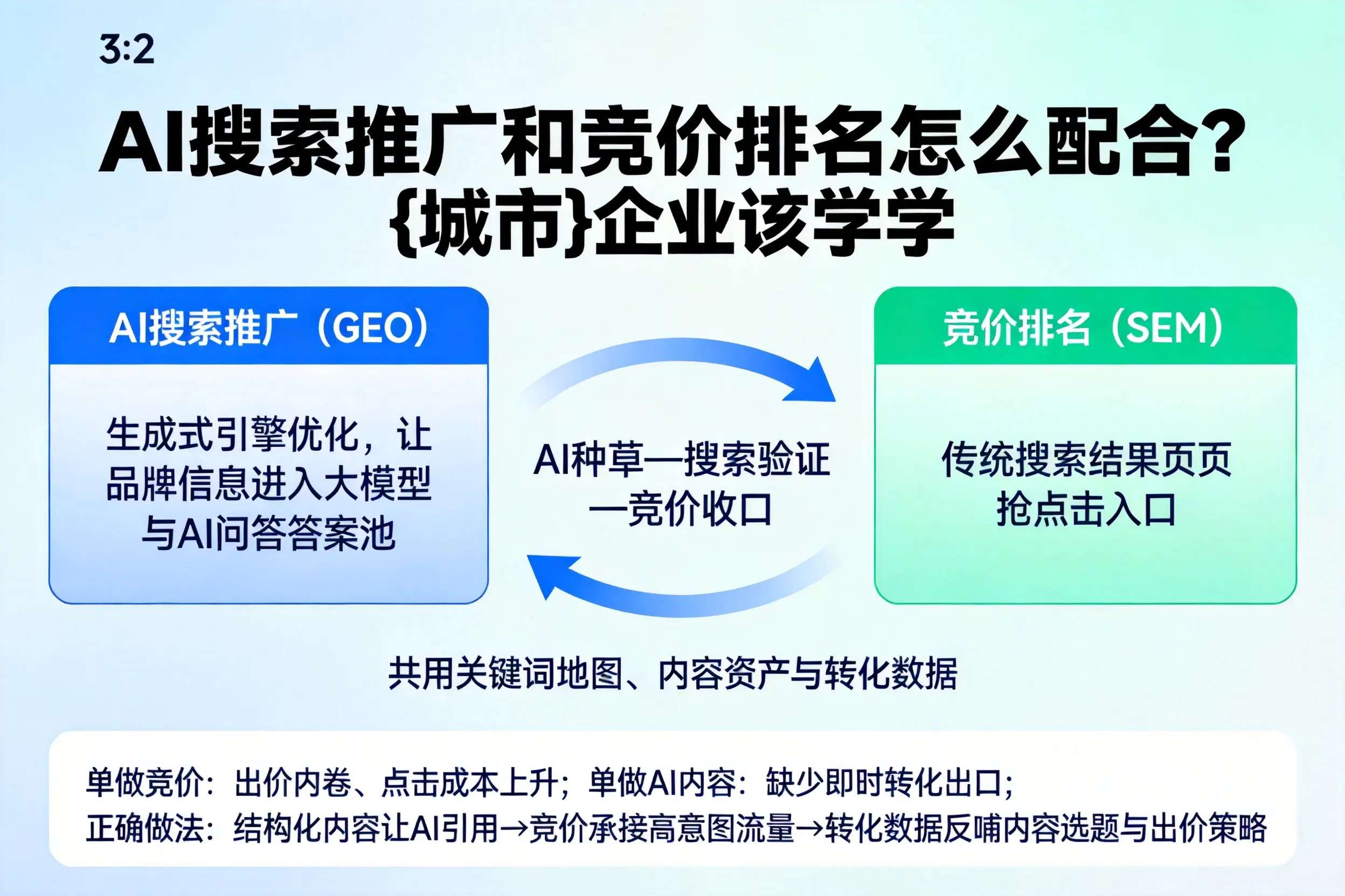 AI搜索推广和竞价排名怎么配合？昭通企业该学学
