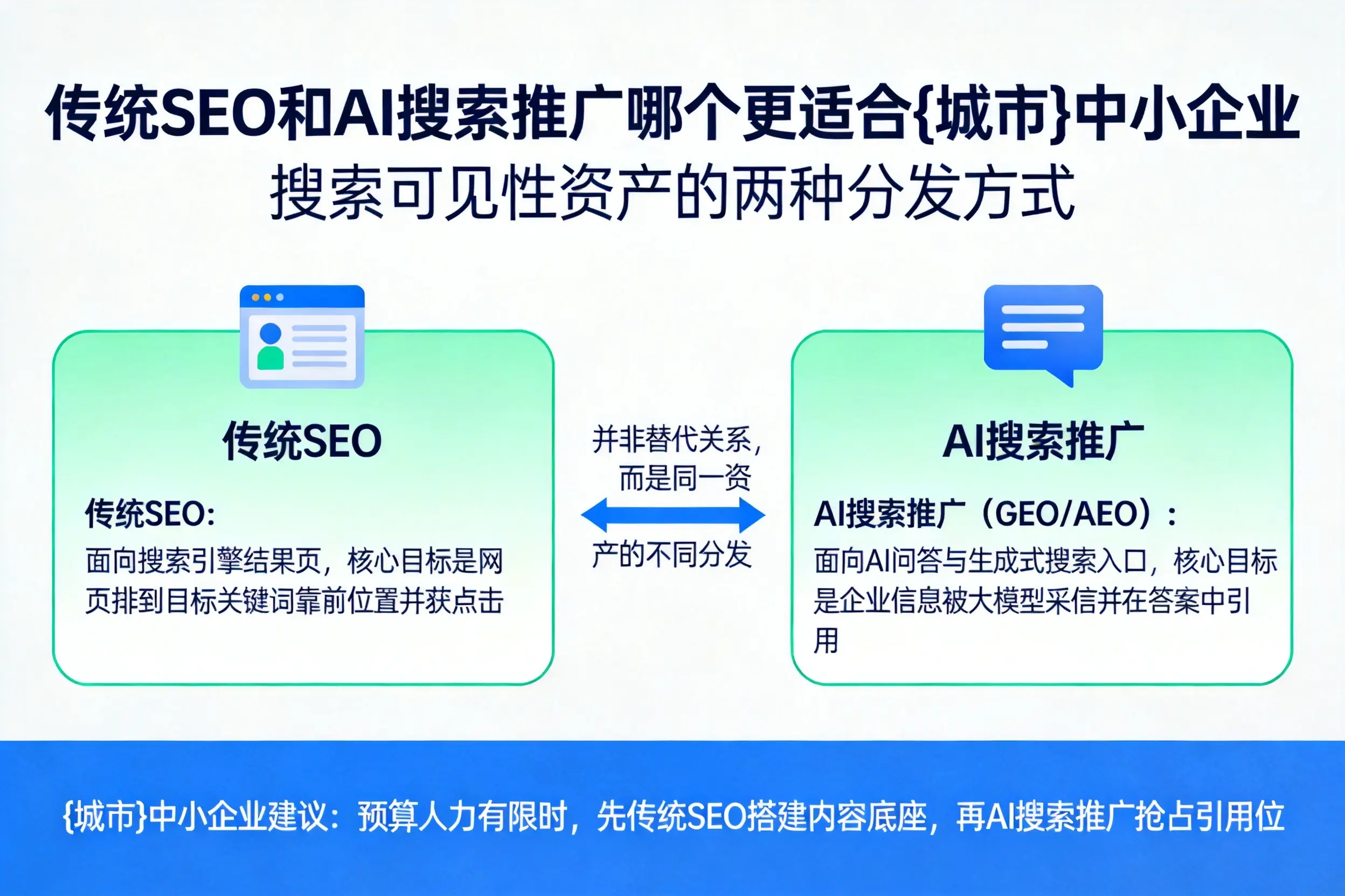 传统SEO和AI搜索推广哪个更适合昭通中小企业